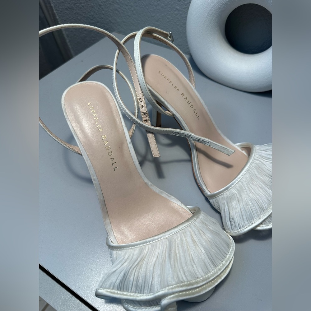 Loeffler Randall Estella pearl Ruffle Heels